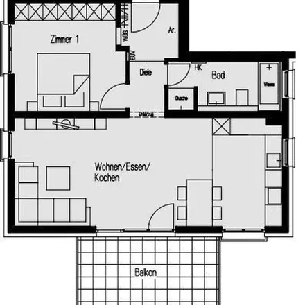 Rent this 2 bed apartment on Biebricher Allee in 65203 Wiesbaden, Germany