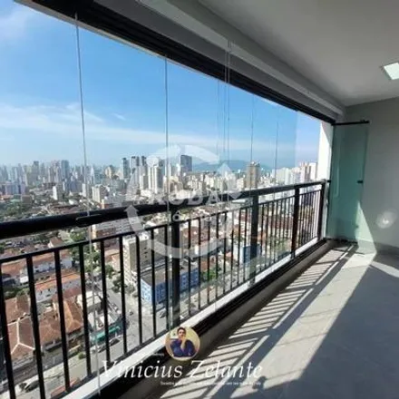 Rent this 3 bed apartment on Avenida São Francisco in Centro, Santos - SP