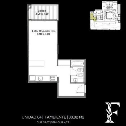 Buy this studio apartment on La Pampa 2959 in Belgrano, C1428 DSC Buenos Aires