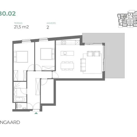 Image 5 - Tuinwijkstraat 18, 1930 Zaventem, Belgium - Apartment for rent