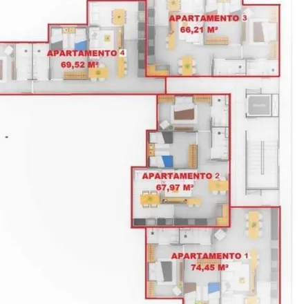 Buy this 2 bed apartment on Rua Niterói in Martin de Sá, Caraguatatuba - SP