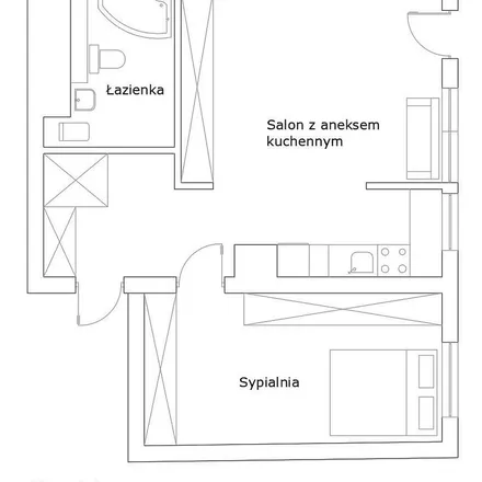 Image 5 - Przedszkole nr 350 "Jaśminowy Gaj", Wieluńska 12, 01-240 Warsaw, Poland - Apartment for rent
