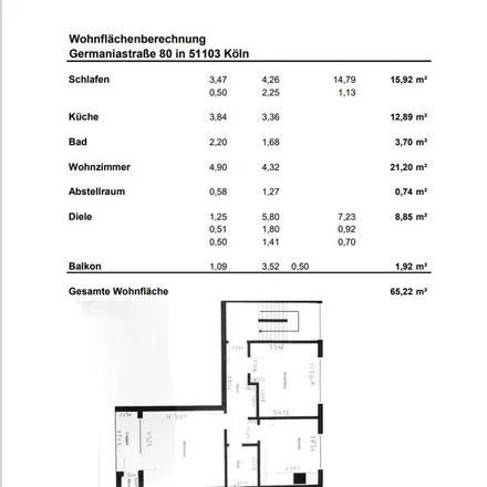 Image 2 - Germaniastraße 80, 51103 Cologne, Germany - Apartment for rent