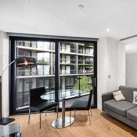 Rent this studio apartment on Riverlight Three in Battersea Park Road, Nine Elms