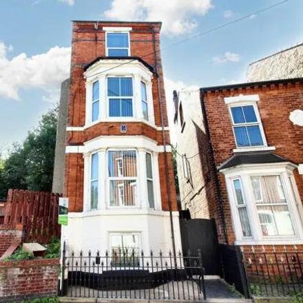 Rent this 1 bed house on 1. Nottingham's mediæval town wall in Maid Marian Way, Nottingham