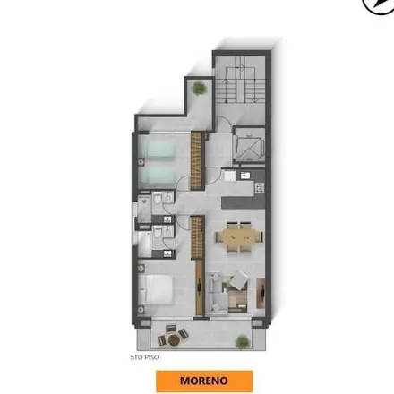 Buy this 2 bed apartment on Mariano Moreno 8 in Rosario Centro, Rosario