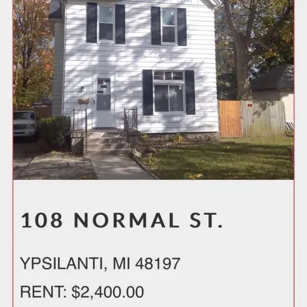 Rent this 5 bed apartment on Tau Kappa Epsilon - Delta-Pi Chapter in 122 North Normal Street, Ypsilanti
