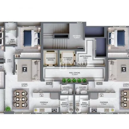 Buy this 3 bed apartment on Rua 266 in Meia Praia, Itapema - SC