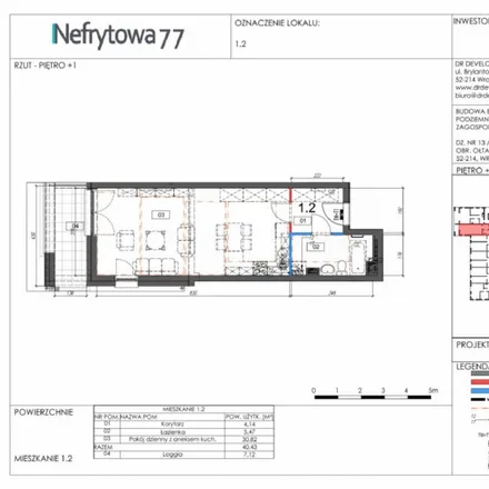 Buy this 1 bed apartment on Nefrytowa 42 in 52-215 Wrocław, Poland