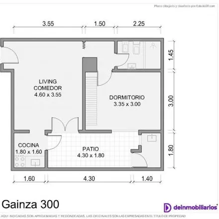Buy this 1 bed apartment on General Martín de Gainza 390 in Caballito, C1424 CEL Buenos Aires