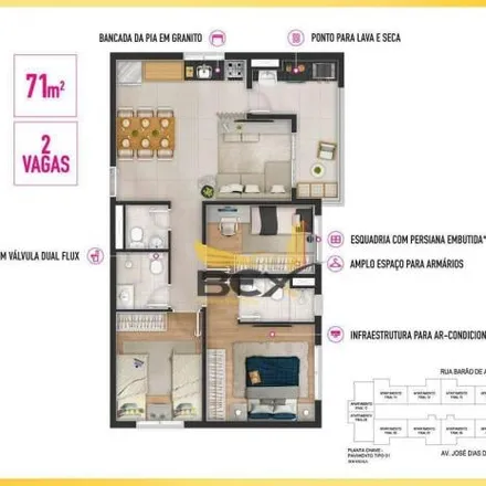 Buy this 3 bed apartment on Rua Arealva in Parque Viana, Barueri - SP