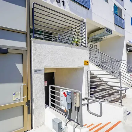 Rent this 1 bed apartment on Hoover Street Elementary School in James M Wood Boulevard, Los Angeles