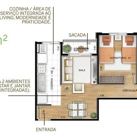 Rent this 2 bed apartment on Rua das Primulas in Jardim Adelaide, Cajamar - SP