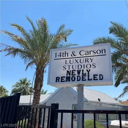 Rent this studio apartment on E. Carson Avenue in Las Vegas, NV 89101