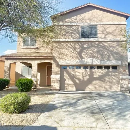 Rent this 3 bed house on 1752 East Silversmith Trail in San Tan Valley, AZ 85143