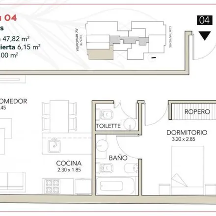 Buy this studio apartment on Michelin in Avenida Rivadavia, Balvanera