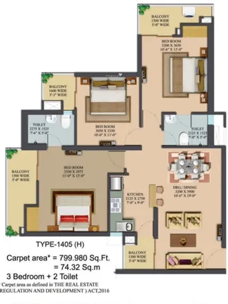 Buy this 3 bed apartment on  in Ghaziabad, Uttar Pradesh