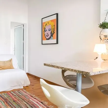 Rent this 1 bed apartment on Sagarmatha Momo in Rua dos Anjos, 1150-034 Lisbon