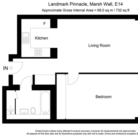 Image 6 - Landmark Pinnacle, 10 Marsh Wall, Canary Wharf, London, E14 9JF, United Kingdom - Apartment for rent