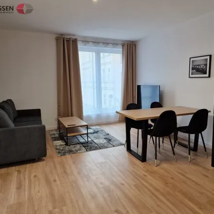 Rent this 2 bed apartment on Nóż & Widelec in Targowa, 30-527 Krakow