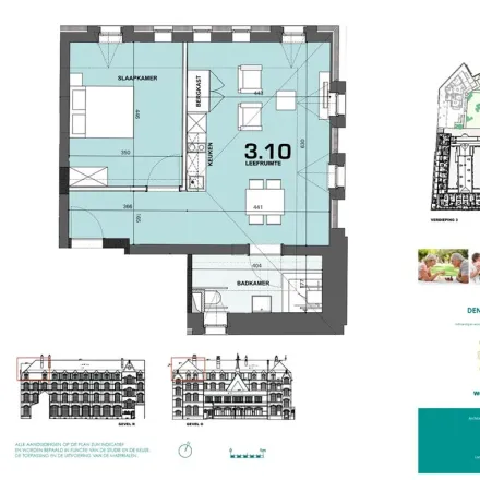 Image 3 - Zwartzustersklooster, Vlasmarkt, 9200 Dendermonde, Belgium - Apartment for rent