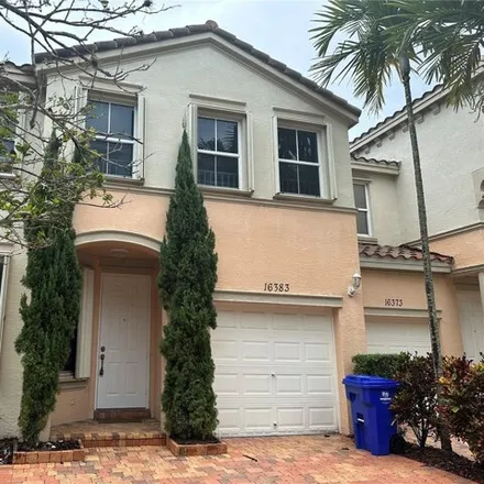 Buy this 3 bed townhouse on 16383 SW 47th Ct in Miramar, Florida