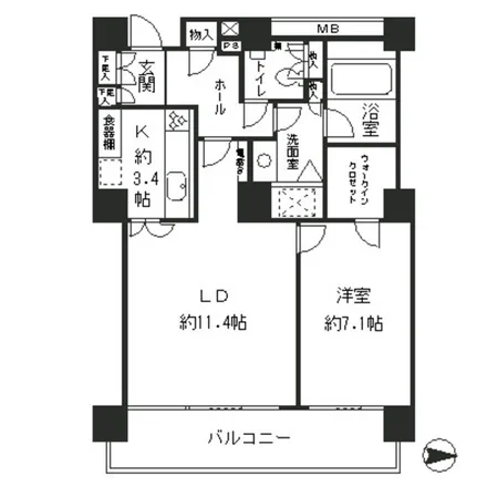 Image 2 - Ueno-Tsukishima Line, Tsukuda 1-chome, Chuo, 104-0051, Japan - Apartment for rent