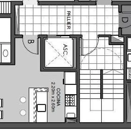 Buy this 1 bed apartment on Zeballos 2282 in Nuestra Señora de Lourdes, Rosario