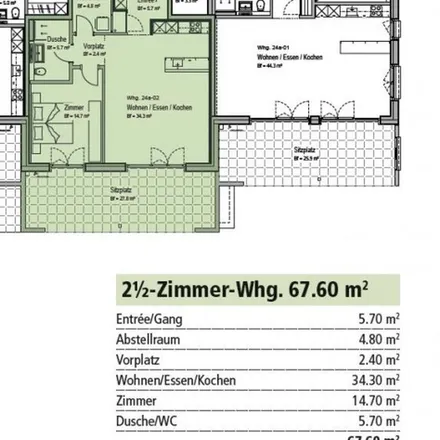 Rent this 2 bed apartment on Rorschacherstrasse 24a in 9424 Rheineck, Switzerland