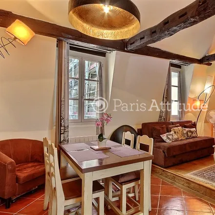 Rent this 2 bed duplex on 12 Rue de la Huchette in 75005 Paris, France