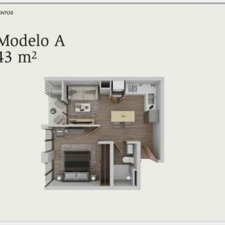 Buy this 1 bed apartment on Licenciado Julio Camelo in Burocratas Municipales, 64780 Monterrey