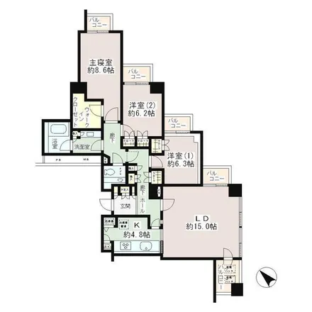 Image 2 - unnamed road, Koishikawa 4-chome, Bunkyo, 112-0002, Japan - Apartment for rent