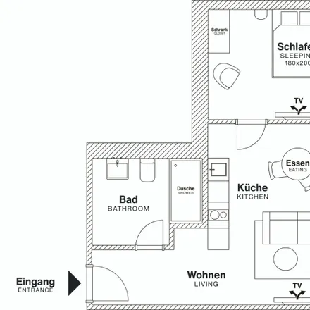 Rent this studio apartment on ipartment Berlin Airport in Am Flughafen 11, 12529 Schönefeld