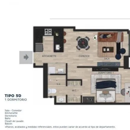 Buy this 1 bed apartment on Avenida Enrique Canaval y Moreyra 380 in San Isidro, Lima Metropolitan Area 15000