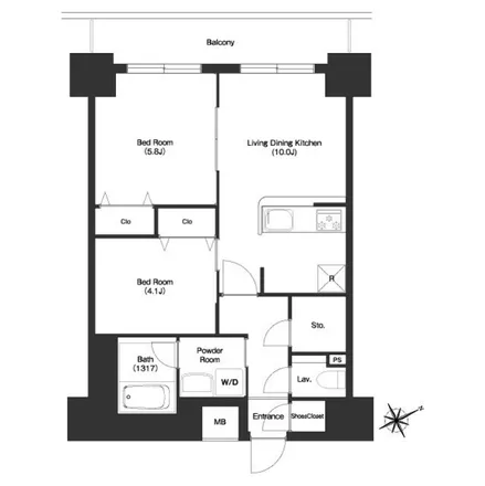 Image 2 - unnamed road, Saga 2-chome, Koto, 135-0031, Japan - Apartment for rent