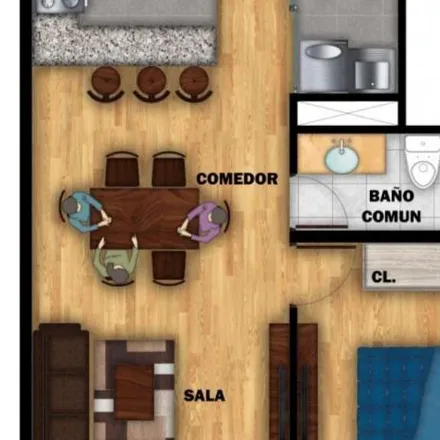 Buy this 1 bed apartment on Calera in Surquillo, Lima Metropolitan Area 15048