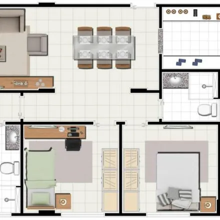 Rent this 3 bed apartment on Rua João Pimenta in Compensa, Manaus - AM
