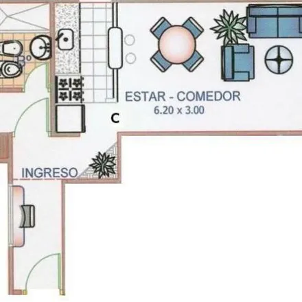 Rent this 1 bed apartment on Catamarca 1595 in General Paz, Cordoba