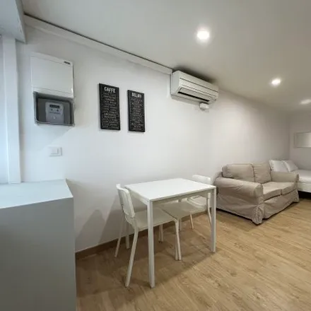 Rent this studio apartment on Farmàcia Rubio Gamarro in Esther, Carrer del Beat Almató