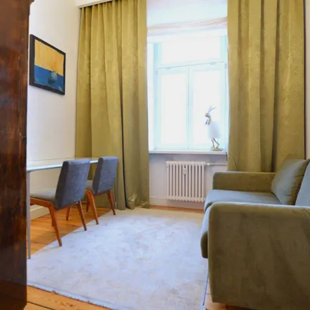 Rent this studio apartment on Ludwika Narbutta 10 in 02-564 Warsaw, Poland