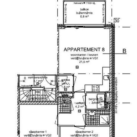 Rent this 2 bed apartment on Karel van Gelderstraat 25B in 6828 HL Arnhem, Netherlands