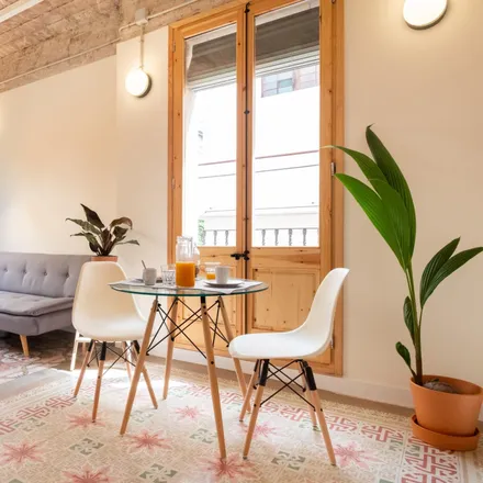 Rent this 1 bed apartment on Carrer de l'Atlàntida in 08001 Barcelona, Spain