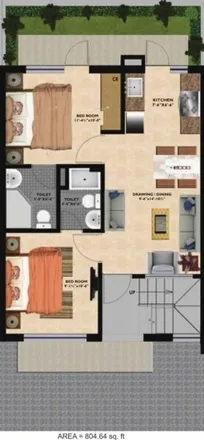 Rent this 2 bed apartment on unnamed road in Sahibzada Ajit Singh Nagar, Saidpura - 140507