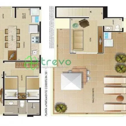 Buy this 2 bed apartment on Rua Brasiléia in Pampulha, Belo Horizonte - MG