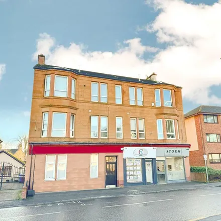 Rent this 1 bed apartment on David Corbett Hairdressing in Bellshill Road, Uddingston