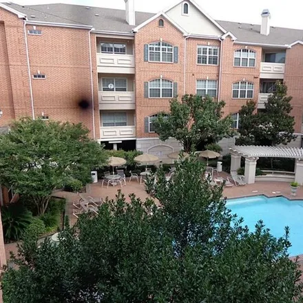 Rent this 1 bed condo on First Cumberland Presbyterian Church in Avalon Place, Houston