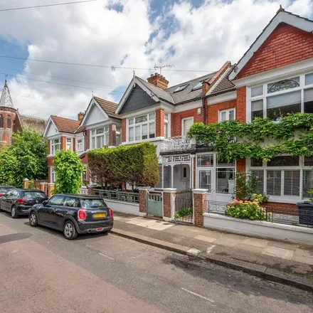 Rent this 4 bed townhouse on Farquhar Road in London, SW19 8DA