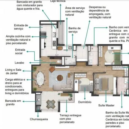 Buy this 3 bed apartment on unnamed road in Cidade Industrial de Curitiba, Curitiba - PR