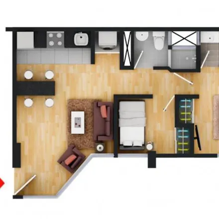 Rent this 2 bed apartment on Calle Nicolás de Piérola in San Miguel, Lima Metropolitan Area 15087