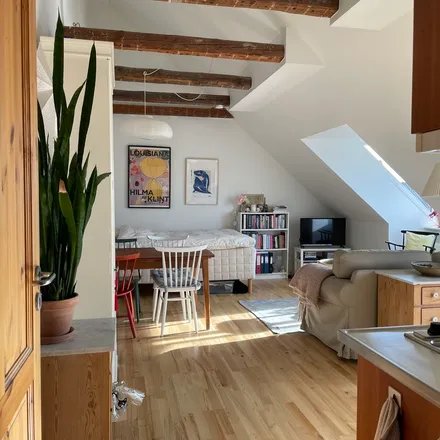 Rent this 1 bed apartment on Hvidkløvervej 4 in 8200 Aarhus N, Denmark